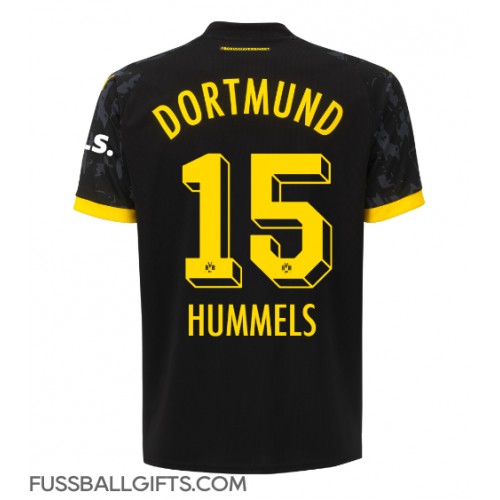 Borussia Dortmund Mats Hummels #15 Fußballbekleidung Auswärtstrikot 2023-24 Kurzarm